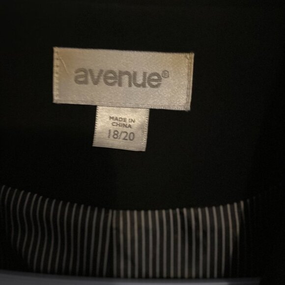 Avenue Size 18/20 Black Suit One Button Jacket - Picture 3 of 16